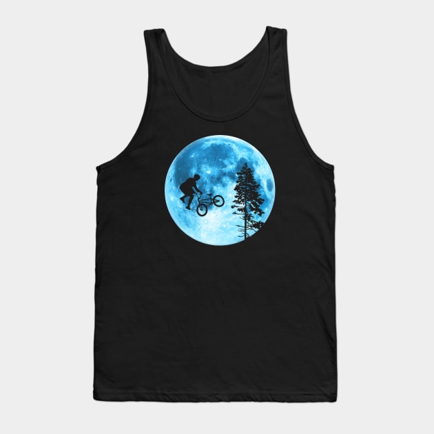 ET Bike Moon Tank Top by Barn Shirt USA